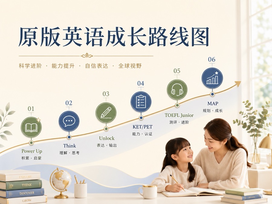 英语能力成长路径图