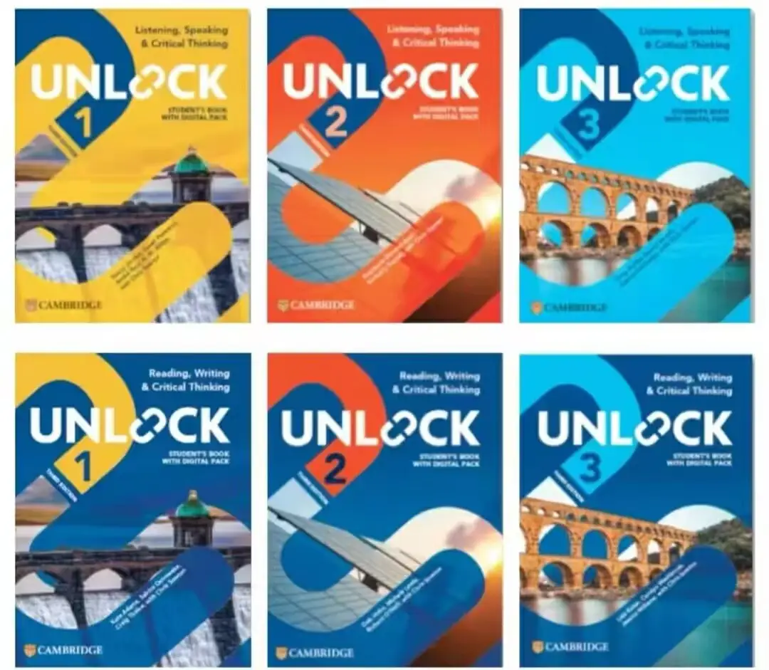 Unlock原版英语教材封面